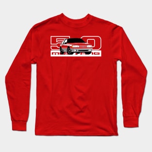 1987-90 Mustang GT Red Stripe Long Sleeve T-Shirt